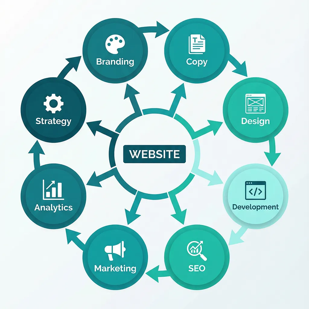 Website Disciplines diagram